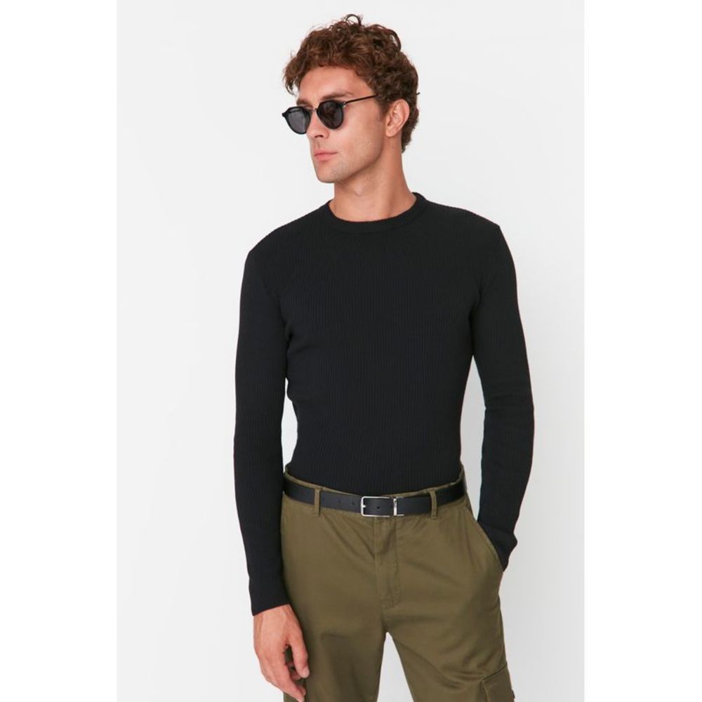 NWT Trendyol Men Regular fit Crew neck Woven Sweater